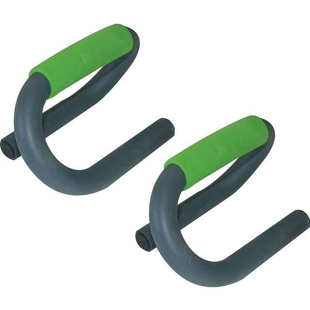 Schildkröt Fitness Push Up Bars, 2 Push-up handtag, antracit/grön