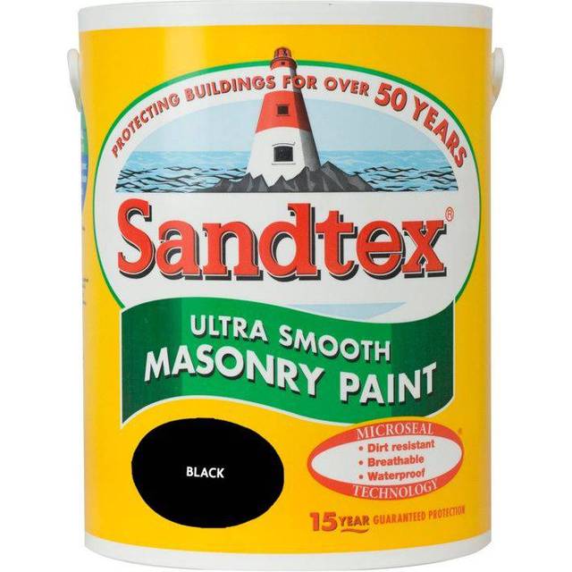 Sandtex Ultra Smooth Masonry Paint 2.5L in Black