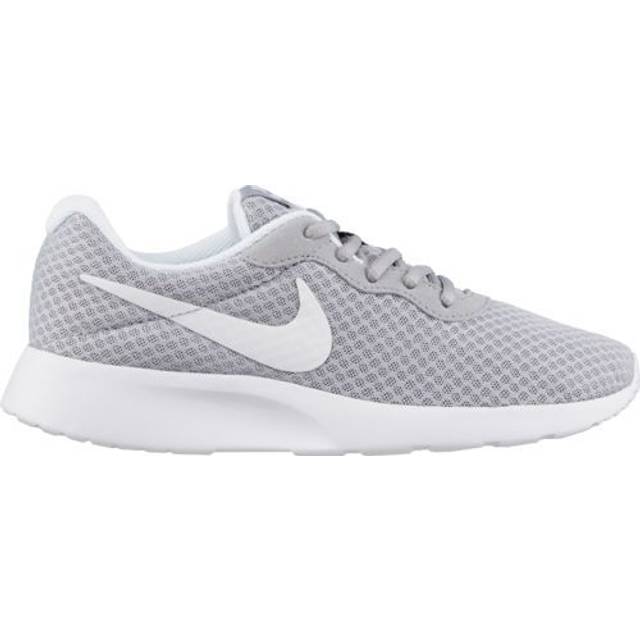 NIKE Tanjun unisex-vuxen Sneaker gymnastiksko, Grå varg grå vit 010, 35.5 EU