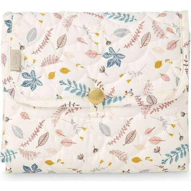 Cam Cam Quiltad Skötmatta Pressed Leaves Rose Stroller      Unisex