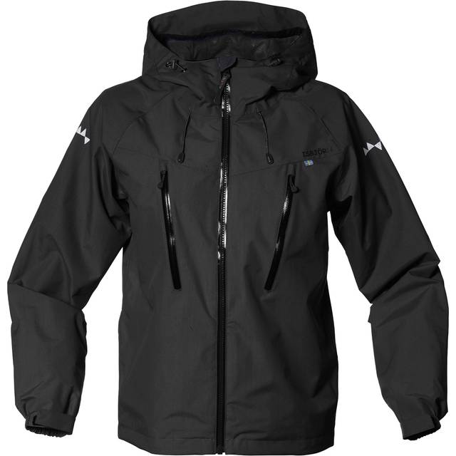 Isbjörn of Sweden Teen Monsune Hard Shell Jacket Black, 134/140