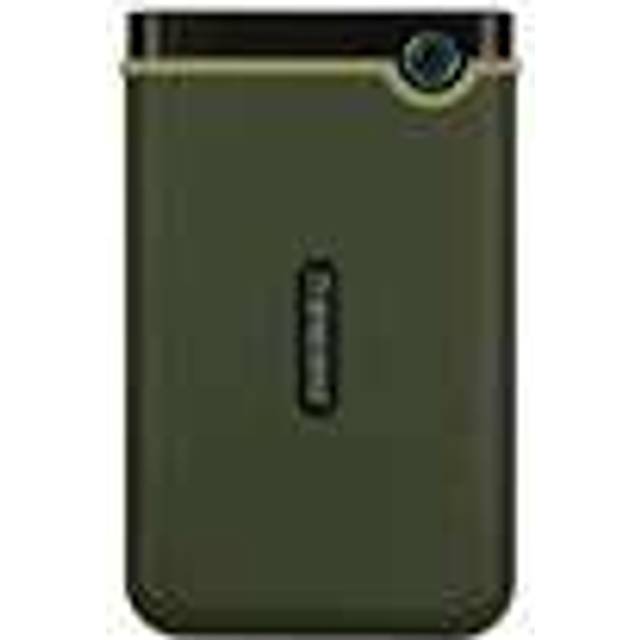 Transcend StoreJet 25M3 Slim - Hårddisk - 1 TB - extern (portabel) - 2.5" - USB 3.0 - militärgrön