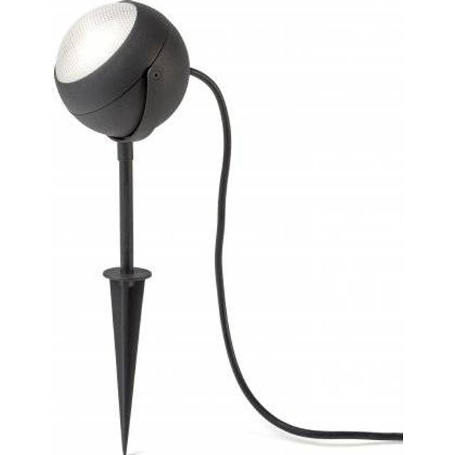 7529-750 Lecce Garden Spot Light / High Powered 4 W LED / Aluminium / Faceted Acrylic Glass/ Black