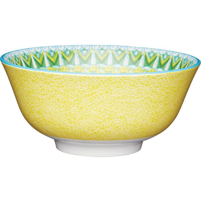 KitchenCraft Blue and Red Mosaic Style Multi Use Bowl