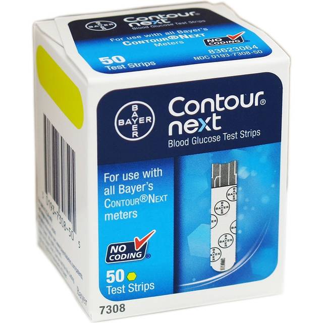 Contour NEXT, teststickor, 50 styck