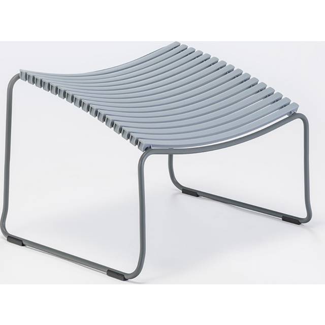 HOUE - Click Foot Rest - schwarz/Sitz Polypropylen/Gestell Stahl pulverbeschichtet/LxBxH 44x57x37,5cm - black (37.5 x 44.0 x 57.0cm)