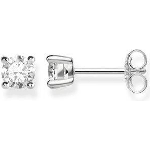 THOMAS SABO Silver Cubic Zirconia Stud Earrings H1965-051-14