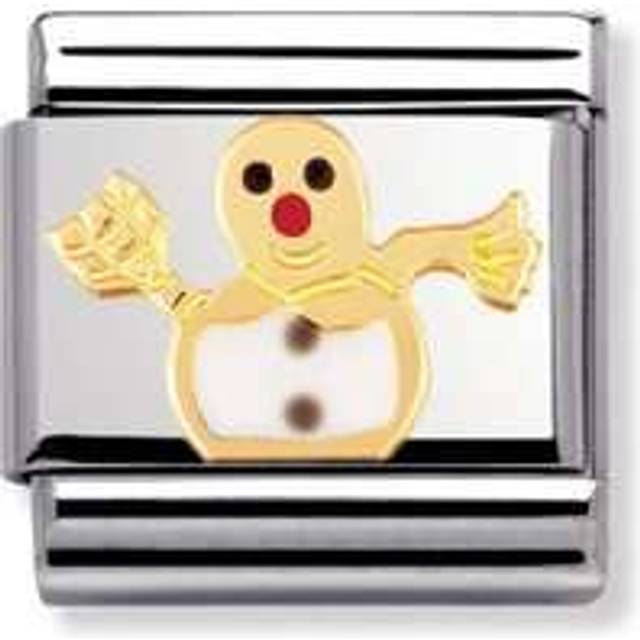 Nomination Classic Gold Snowman Christmas Charms