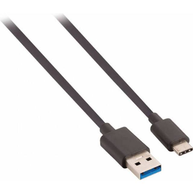 Linocell USB-C-kabel Svart 1 m