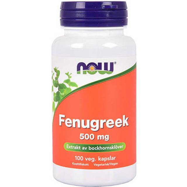 NOW Foods  Fenugreek   500 mg  100 Veg Capsules