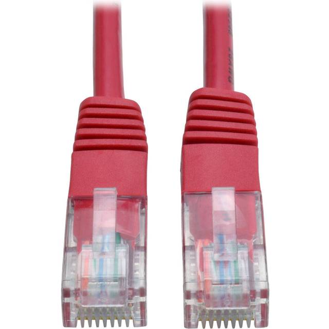 Tripp Lite N201-025-BK Cat6 Gigabit Snagless Molded (UTP) Ethernet Cable (RJ45 M/M) PoE Black 25 ft. (7.62 m)