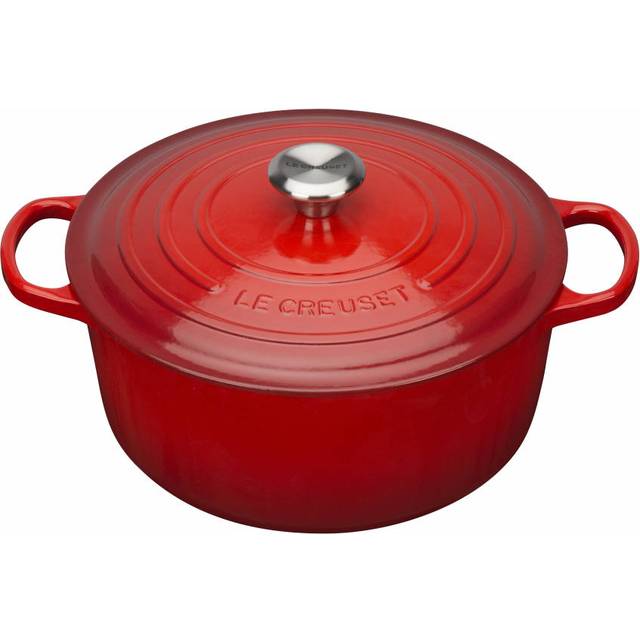 Le Creuset 26cm Round Casserole - Cerise