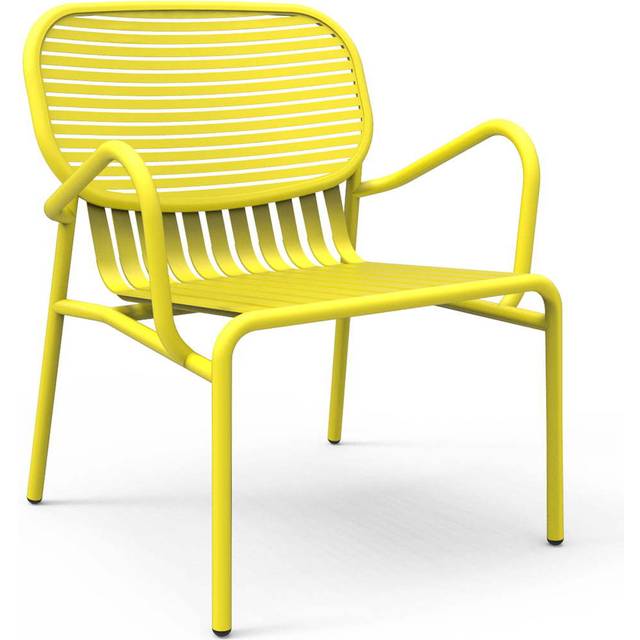 Petite Friture - Week-End Garden Armchair - weiß/matt lackiert/BxHxT 66x77x62cm/Anti - UV Beschichtung - white (77.0 x 64.0 x 62.0cm)