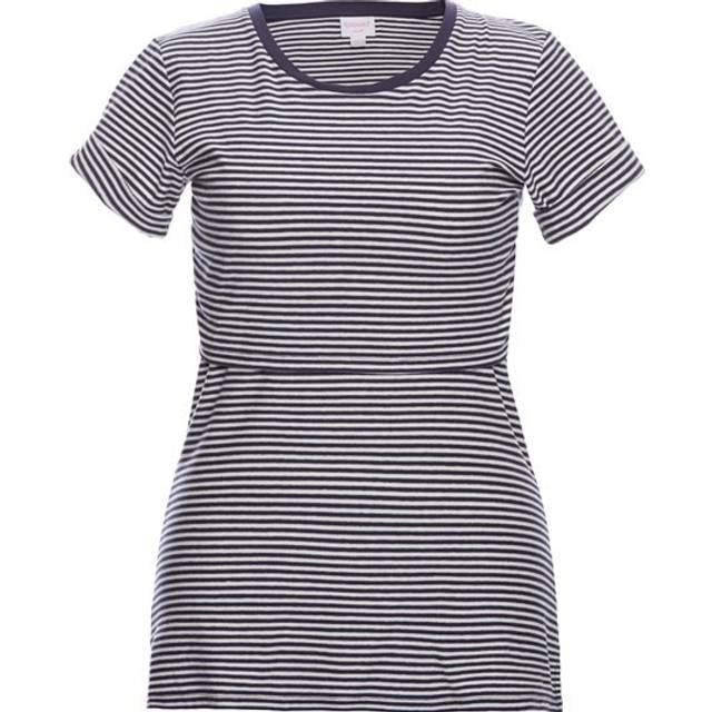 Boob Eva Striped Topp Tofu/Soft Ink | Svart | XS