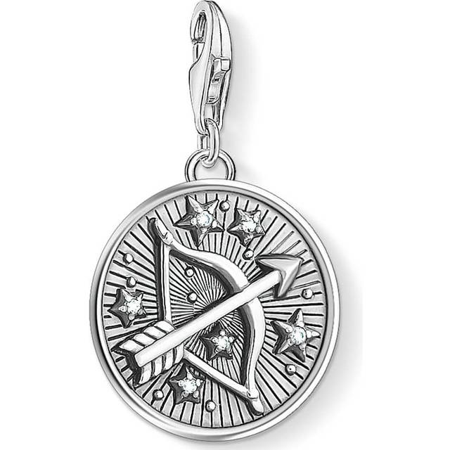 THOMAS SABO Silver Cubic Zirconia Sagittarius Charm 1648-643-21