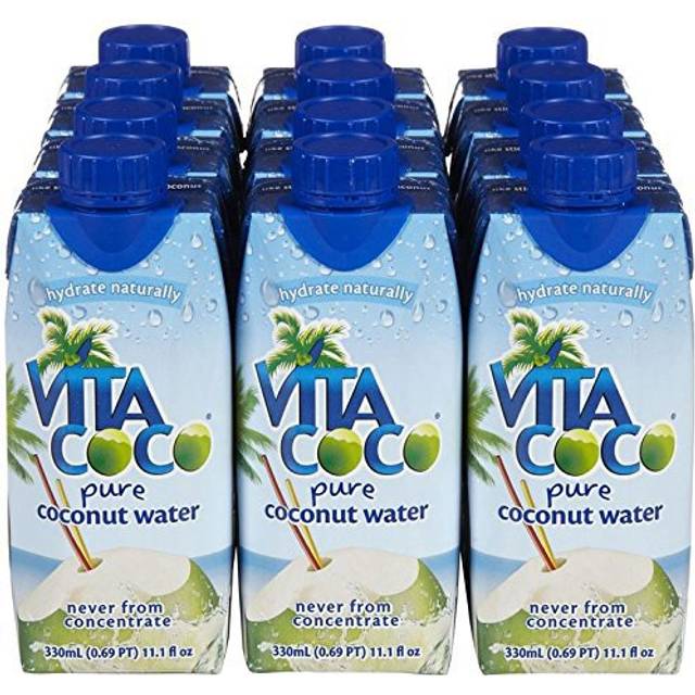 Vita Coco Pure Coconut Water Multipack 12 x 330ml, Naturally Hydrating, Packed With Electrolytes, Gluten Free, Full Of Vitamin C & Potassium