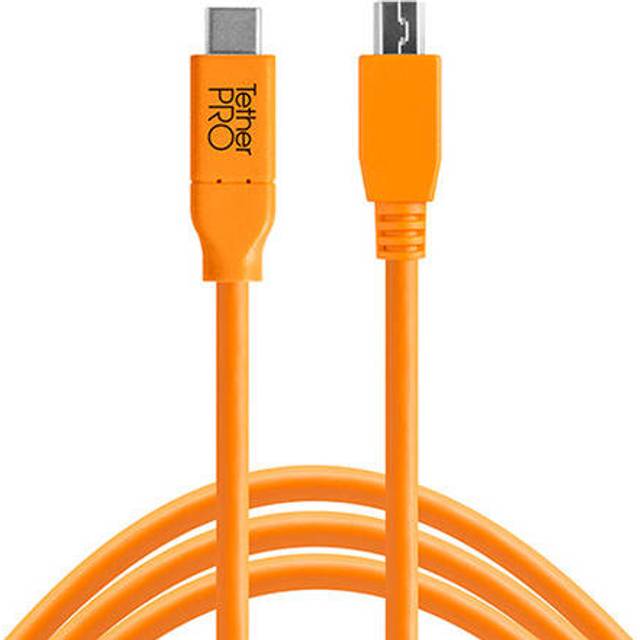 TetherTools TetherPro USB-C to 2.0 Micro-B 5-Pin CUC2515-ORG