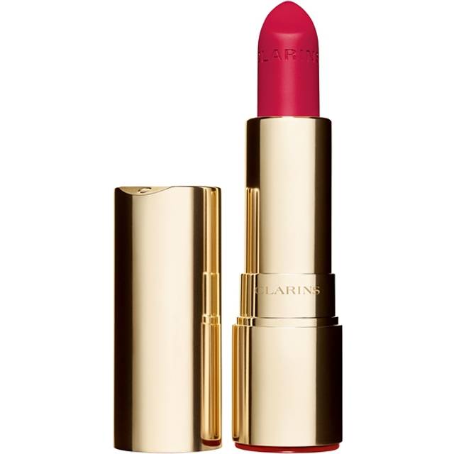 Clarins Joli Rouge Velvet Matte Moisturizing Long Wearing 760v Pink Cranberry Lipstick 3.5g