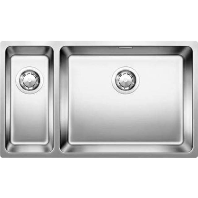Andano 1.5 Bowl Undermount Kitchen Sink - Silver (745mm L X 440mm W)
