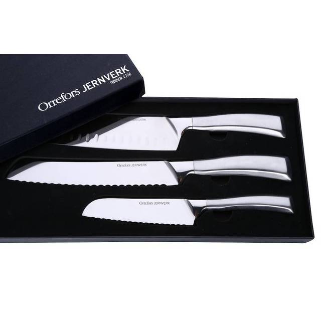 Orrefors Jernverk, Köksknivar, 3-Pack