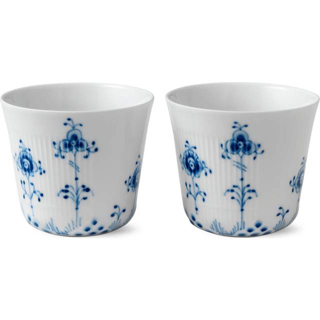 Royal Copenhagen Blue Elements Multi Muggar 25 cl 2pack - cl. Utan Öra Från Magasin - Hvid, Blå (25 cl.)