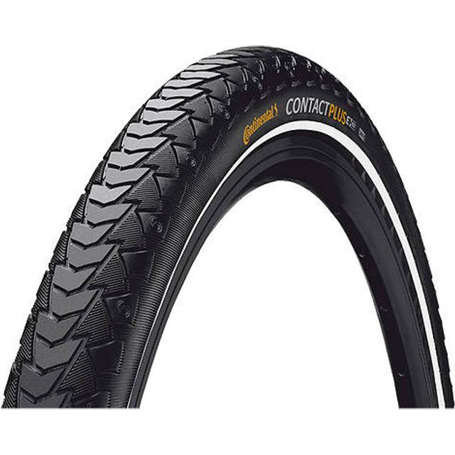 Continental - Continental 32-622 Contact Plus (28 x 1 1/4 x 1 3/4 tum) svart reflextrådsdäck - 1 st.