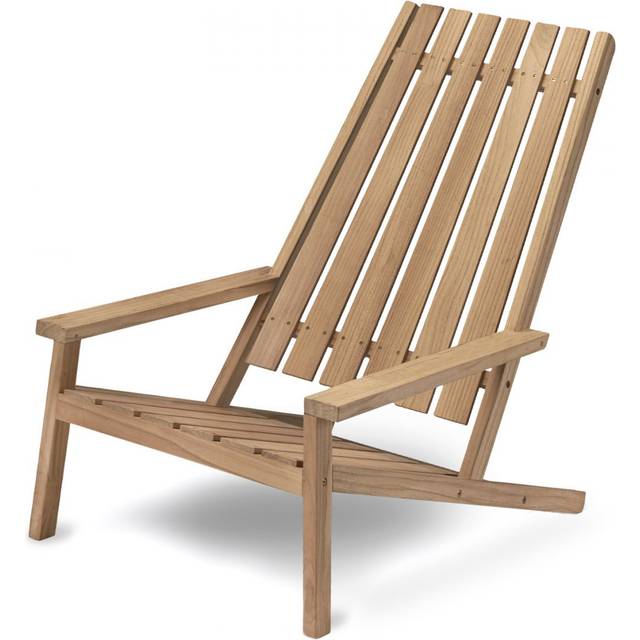 Fritz Hansen - Between Lines Deck Chair - Loungestolar - Stine Weigelt - Blå - Trä