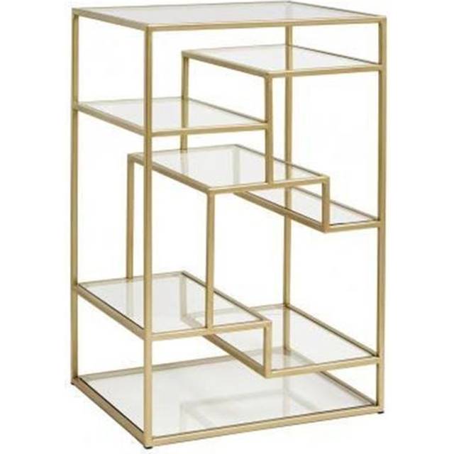 Nordal - Display With Glass Shelves, Golden