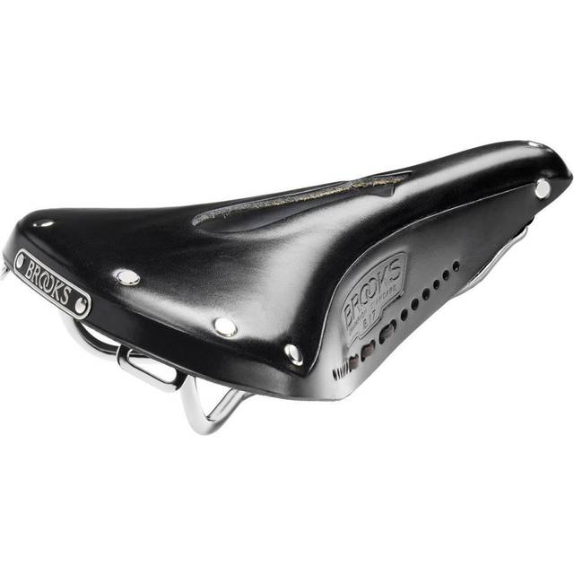Brooks B17 Carved Svart