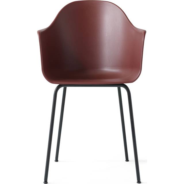Audo Copenhagen - Harbour Dining Chair Black Steel Base Shell Black - Matstolar - Norm Architects - Svart - Metall/Syntetiskt/Plast