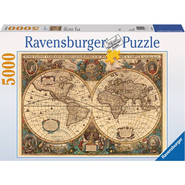 Jigsaw Puzzle - 5000 Pieces - Ancient World Map