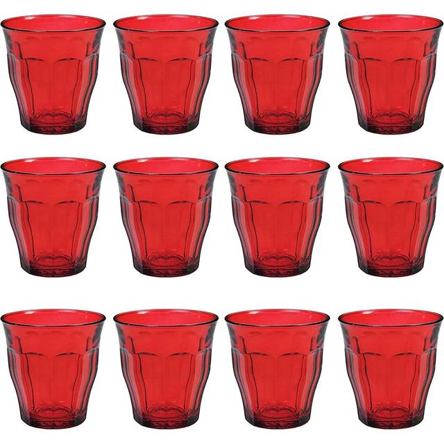 Duralex - Picardie Drinking Glasses - Tumblers for Water, Juice - Blue (12/250)