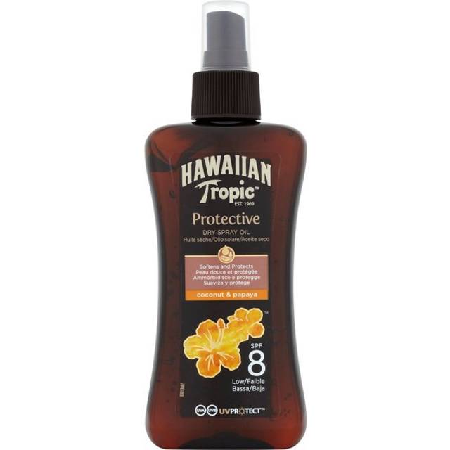Hawaiian Tropic Coconut & Papaya Dry Oil SPF8 Spray 200ml