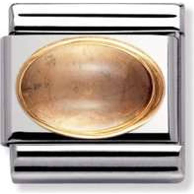 Nomination CLASSIC Gold Oval Citrine Charm 030504/07 - Brown
