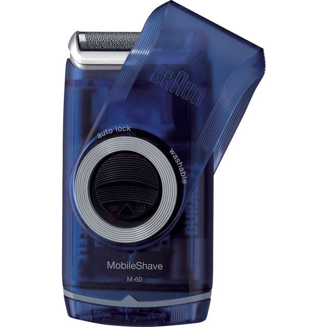 Braun Pocket Go Battery Shaver Blue