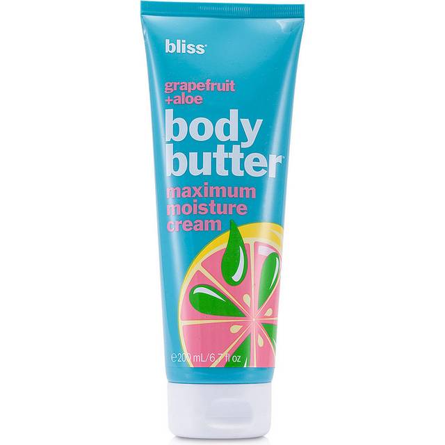 Bliss Grapefruit + Aloe Body Butter Maximum Moisture Cream 6.7 Oz