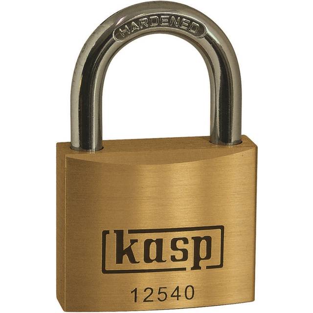 Kasp 125 Series Premium Brass Padlock 40mm Standard