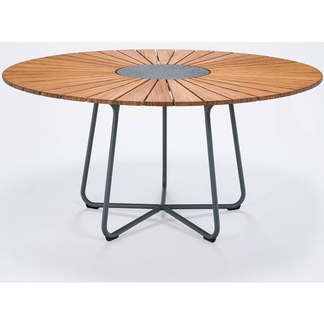 Circle Table 150 cm, Bamboo / Grey