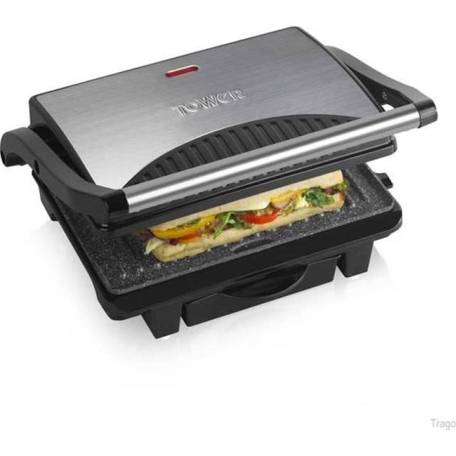 Tower Health 1000W Grill and Griddle Cerastone UK Plug