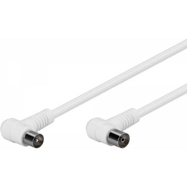 Goobay BKW 0350 3,5 m antenn anslutningskabel vit 3,50