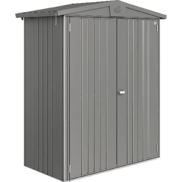 Biohort redskabsrum model Europa 1 i sølv metallicB x D x H: 172 x 84 x 196 cm. - Silver