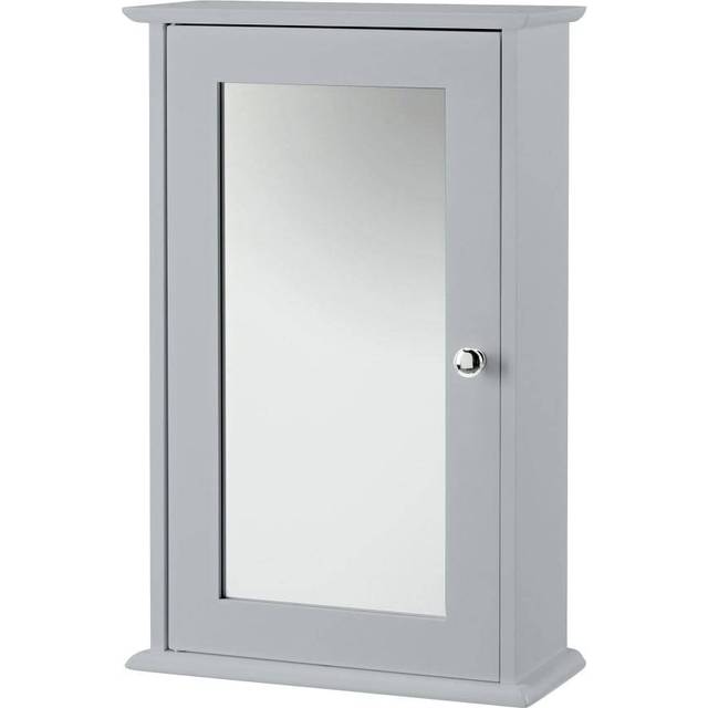 Alaska Contemporary Wall Mounted Wooden Cabinet Mirror