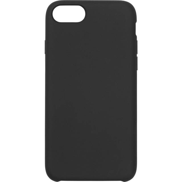 Silk-touch silicone case för iPhone SE 2020 / 7 / 8 - Svart