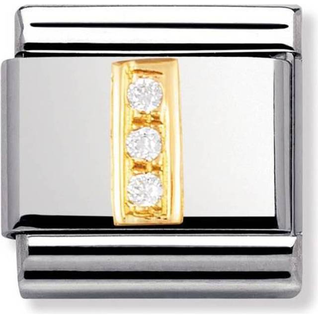 Nomination Cubic Zirconia I Charm - Gold