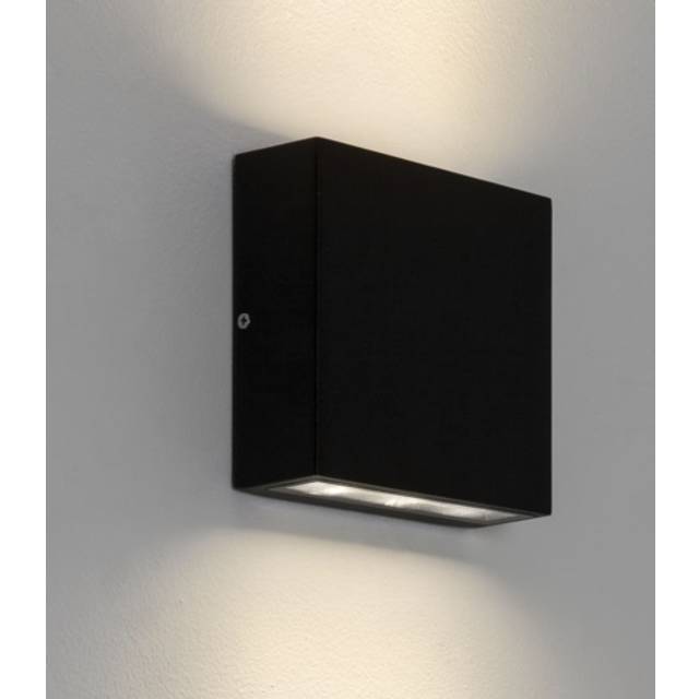 Astro Elis Twin LED Textured Black Wall Light