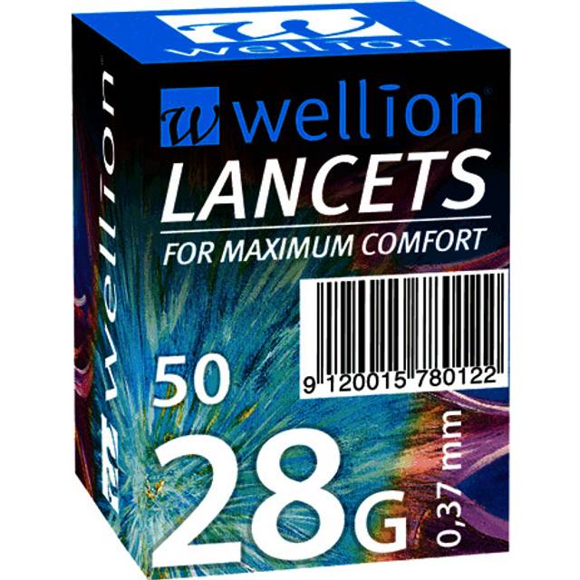 Wellion Lancets 28G lancetter 0,37 mm 50 st