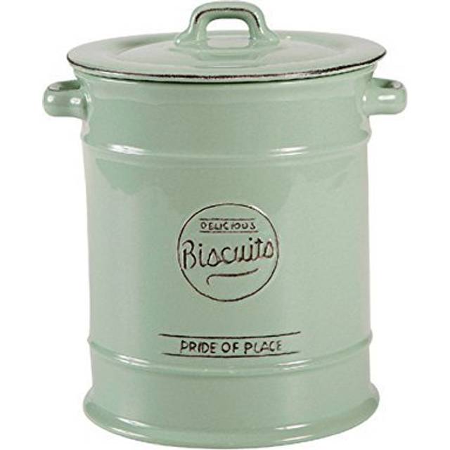 Biscuit Jar White EU753 Diameter 16 x Height 21cm T&G (approx.) white