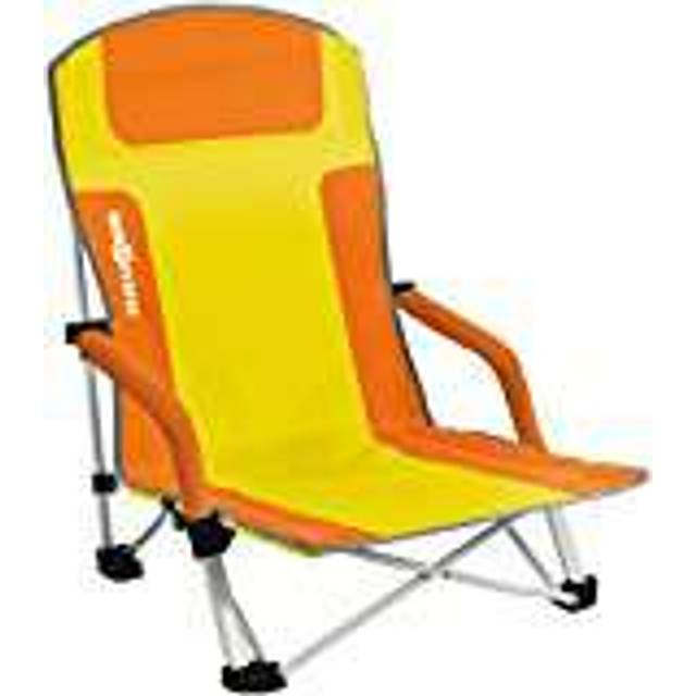 BRUNNER Bula Strandstol, ergonomisk, legerat stål, orange/gul
