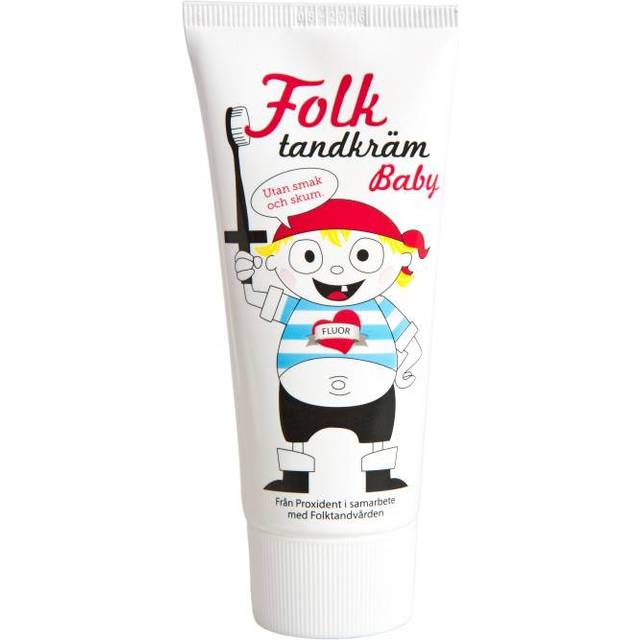 Folktandkräm Baby, Utan Smak 50 ml