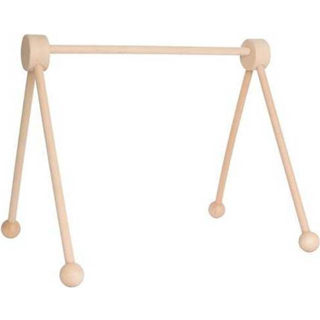Babygym trä grå